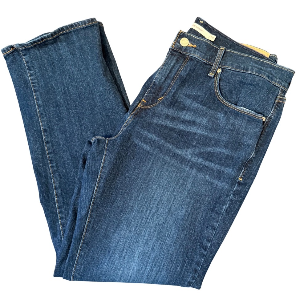 Levi's 505 Straight Dark Wash Denim Jeans (Size 10/30x30) Capsule Staple Minimal